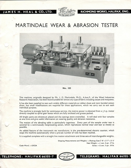 History of the Martindale James Heal